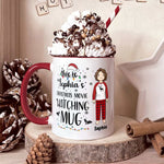 Christmas Movie Watching Mug - Personalized Accent Mug