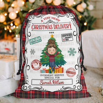 Christmas Santa Sack From North Pole For Kids - Personalized Christmas Sack