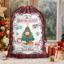 Christmas Santa Sack From North Pole For Kids - Personalized Christmas Sack