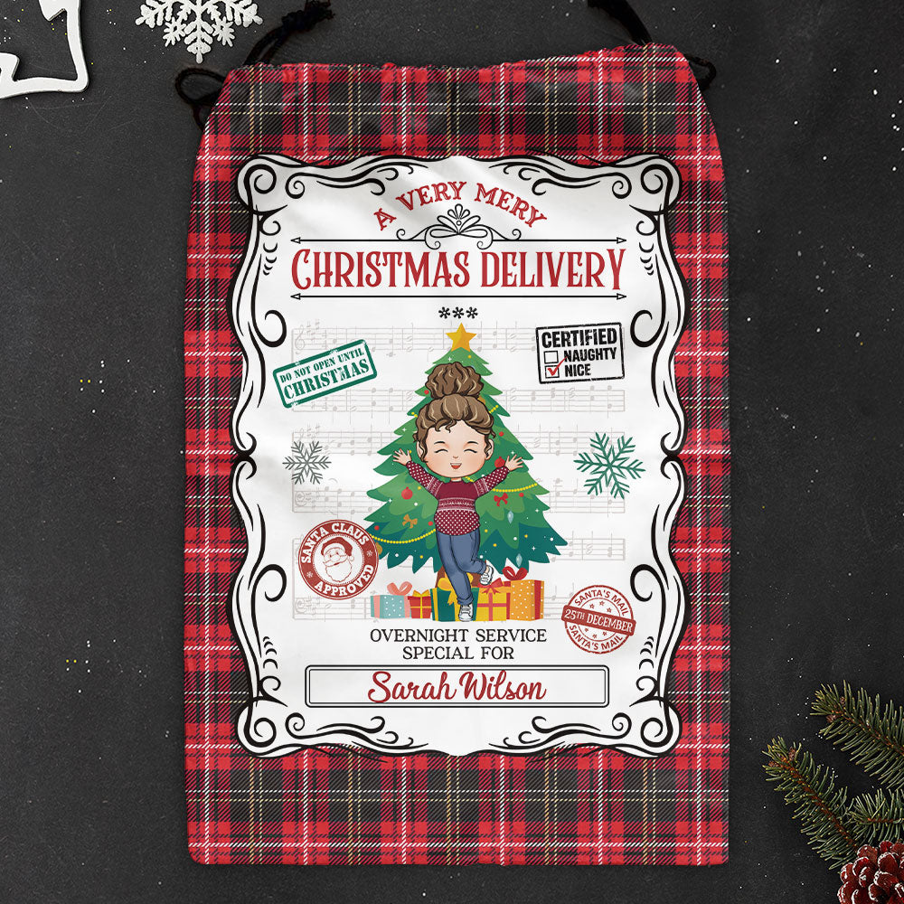 Christmas Santa Sack From North Pole For Kids - Personalized Christmas Sack