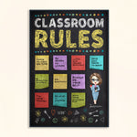 Classroom Rules Ver2 - Personalized Poster - Back To School Gift For Teachers, Friends