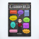Classroom Rules - Personalized Poster/Wrapped Canvas