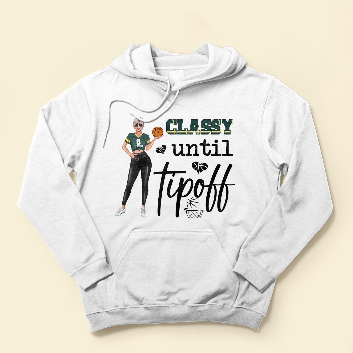 Classy Until Tipoff - Personalized Shirt
