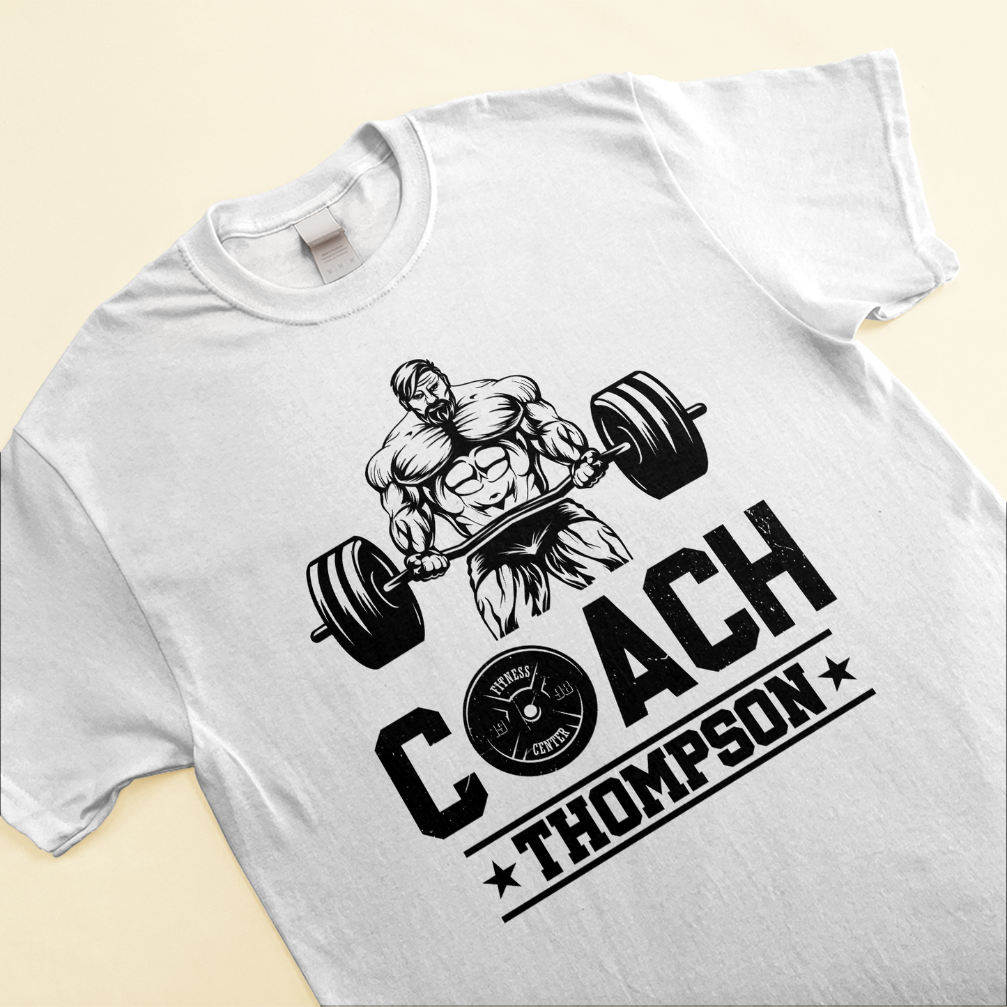 Coach Gym - Personalized Shirt - Birthday Gift For Personal Trainer - Old Man Lifting