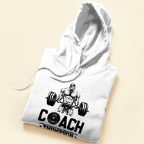 Coach Gym - Personalized Shirt - Birthday Gift For Personal Trainer - Old Man Lifting