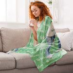 Personalized Name And Photo Blanket For Family - Personalized Photo Blanket