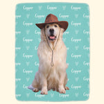 Colorful Lovely Lettering - Pet Version - Personalized Photo Blanket