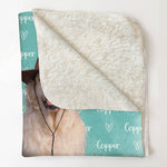 Colorful Lovely Lettering - Pet Version - Personalized Photo Blanket
