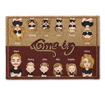 Come In & Go Away - Personalized Doormat