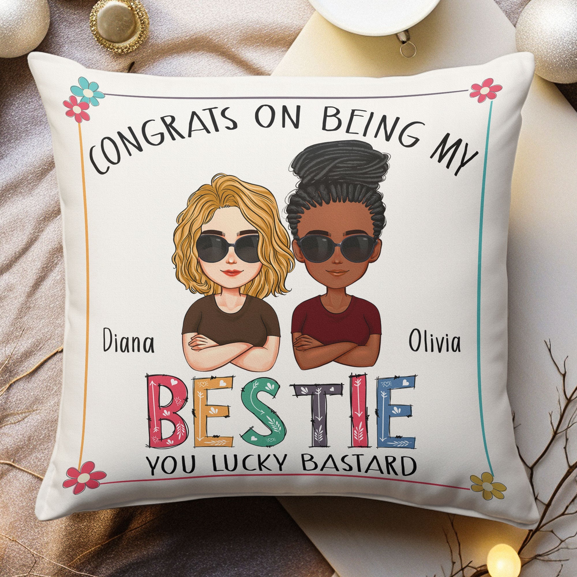 Bestie pillow sale