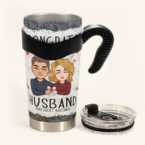 Congrats On Being My Husband/ Boyfriend - Personalized Tumbler Cup