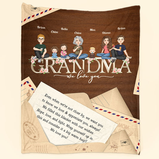 Consider It A Big Warm Hug - Personalized Blanket