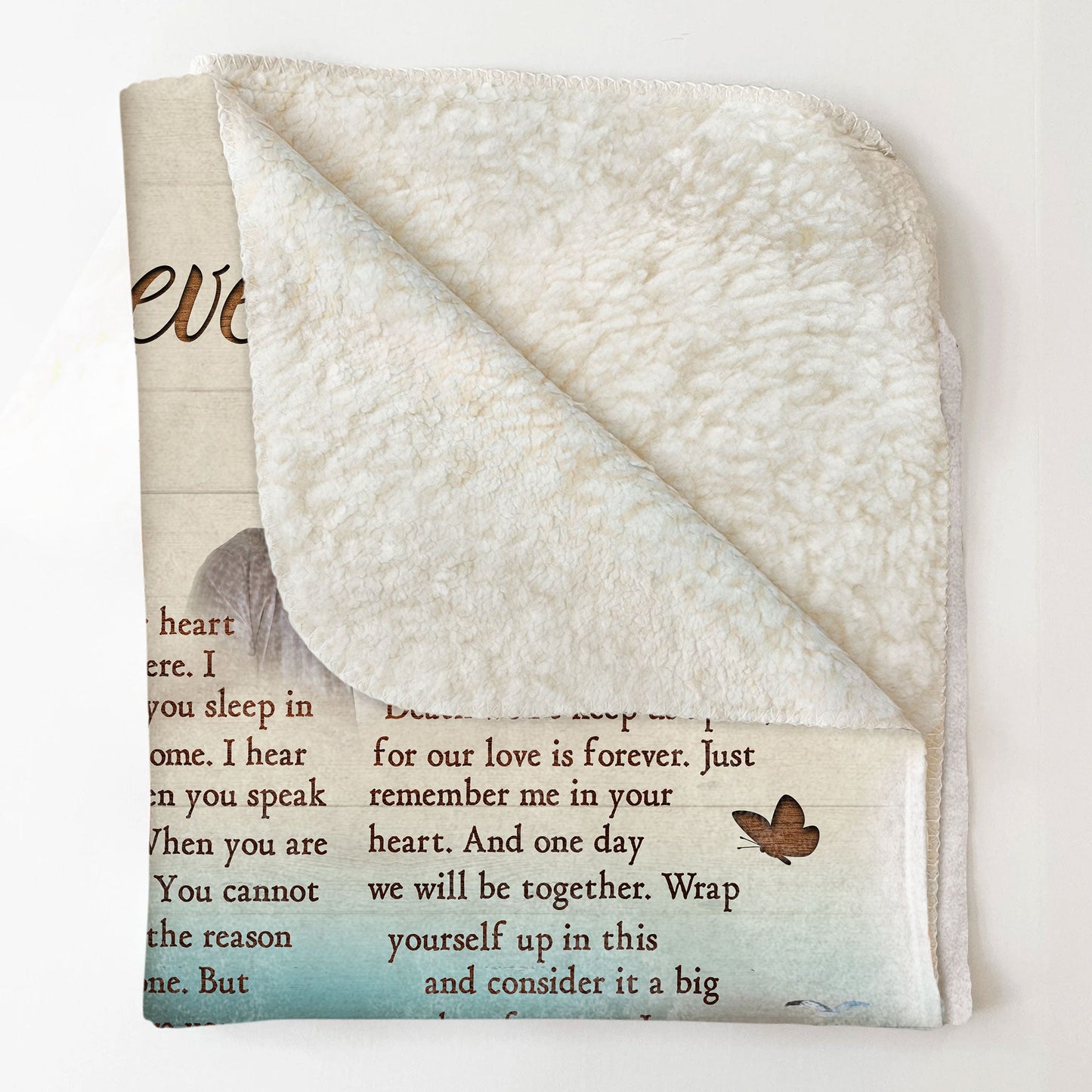 Consider This Blanket A Big Hug From Heaven - Personalized Blanket - Birthday Memorial Gift For Family Members, Brothers, Sisters, Mom, Dad