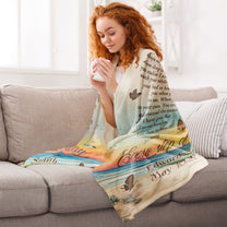 Consider This Blanket A Big Hug From Heaven - Personalized Blanket - Birthday Memorial Gift For Family Members, Brothers, Sisters, Mom, Dad