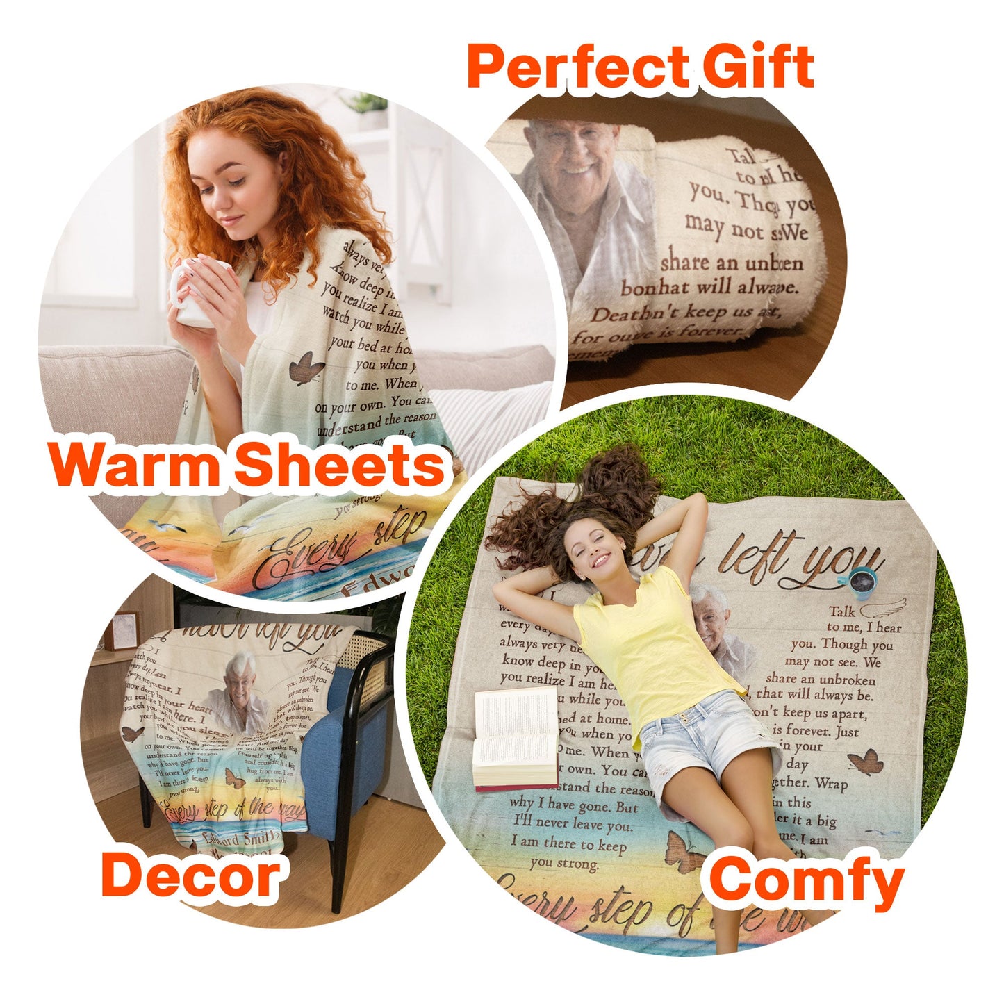 Consider This Blanket A Big Hug From Heaven - Personalized Blanket - Birthday Memorial Gift For Family Members, Brothers, Sisters, Mom, Dad