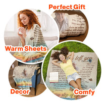 Consider This Blanket A Big Hug From Heaven - Personalized Blanket - Birthday Memorial Gift For Family Members, Brothers, Sisters, Mom, Dad