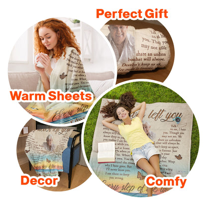 Consider This Blanket A Big Hug From Heaven - Personalized Blanket - Birthday Memorial Gift For Family Members, Brothers, Sisters, Mom, Dad