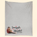 Couple Snuggle Blanket  - Personalized Blanket - Anniversary, Valentine's Day Gift For Couple, Husband, Wife, Lover