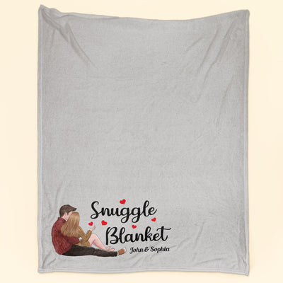 Couple Snuggle Blanket  - Personalized Blanket