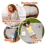 Couple Snuggle Blanket  - Personalized Blanket - Anniversary, Valentine's Day Gift For Couple, Husband, Wife, Lover