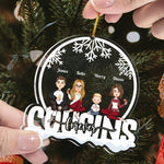 Cousins Forever - Personalized Custom Shaped Acrylic Ornament