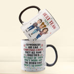 Coworkers Are Like Christmas Lights - Personalized Accent Mug