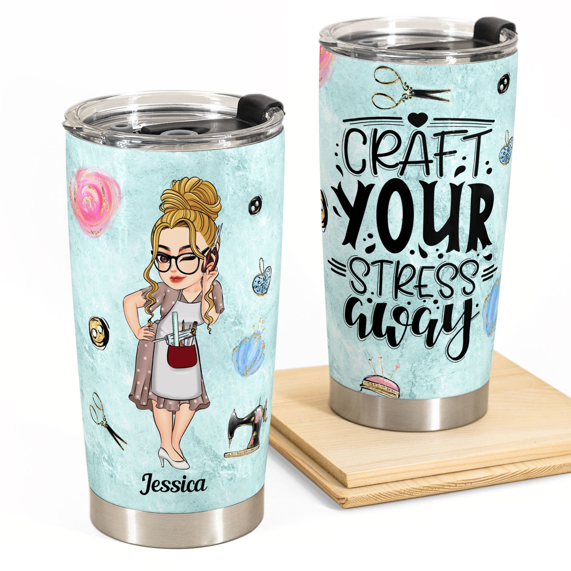 Custom glitter tumblers handmade gifts yeti birthday gifts