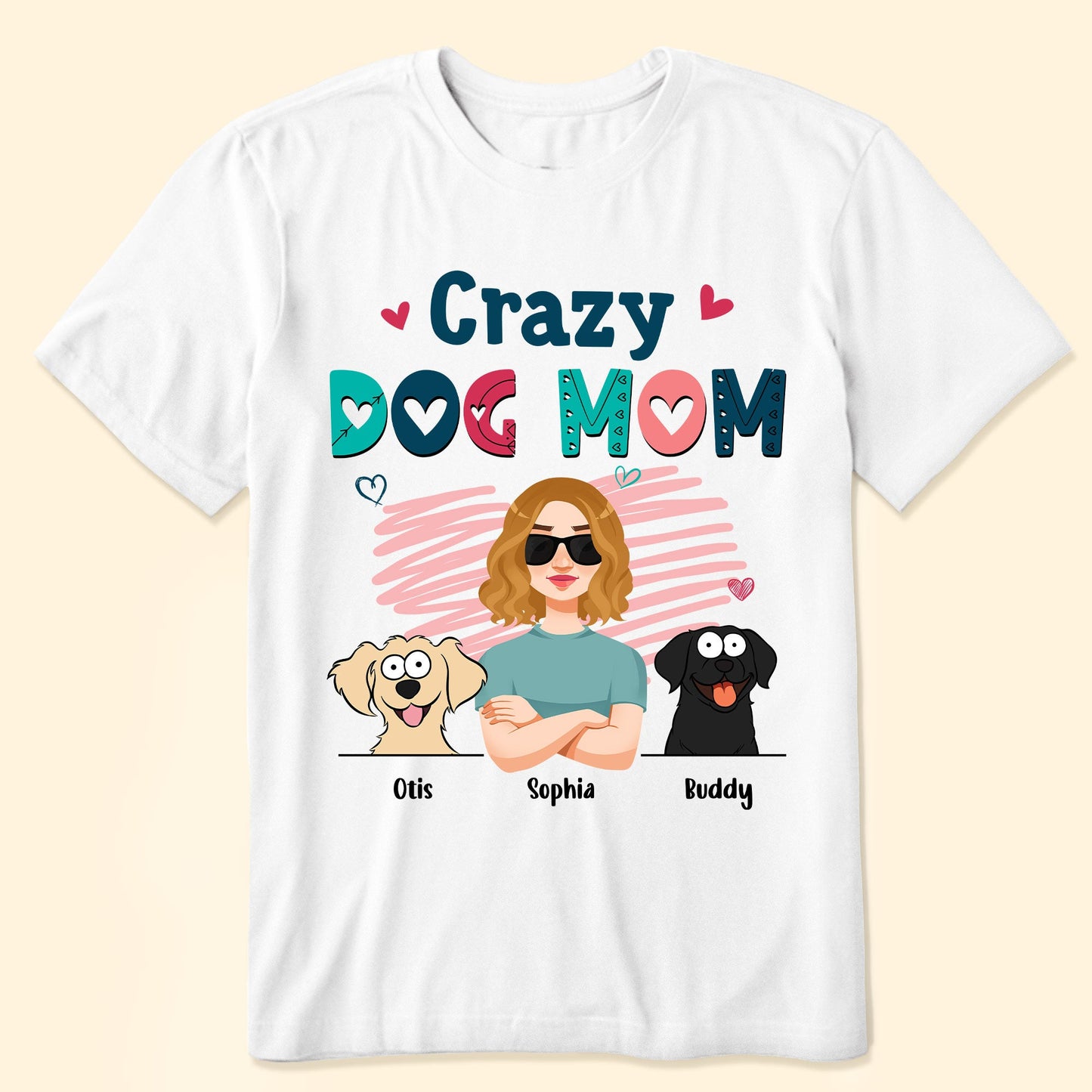 Crazy Dog Mom - Personalized Shirt