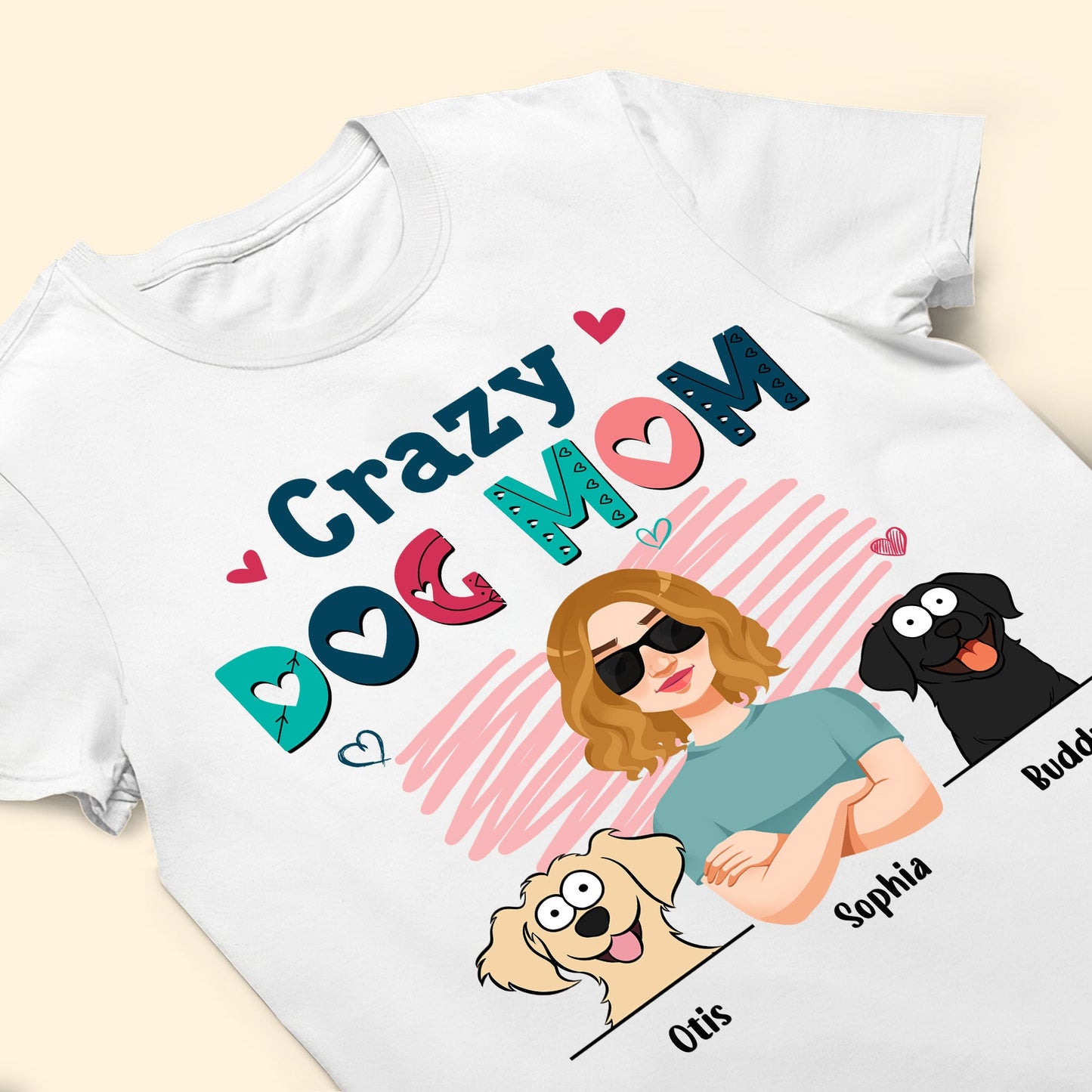 Crazy Dog Mom - Personalized Shirt