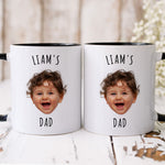 Custom Baby Face Gift For Family Mother Father - Personalized Photo Accent Mug