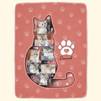 Custom Cat Photo - Personalized Photo Blanket