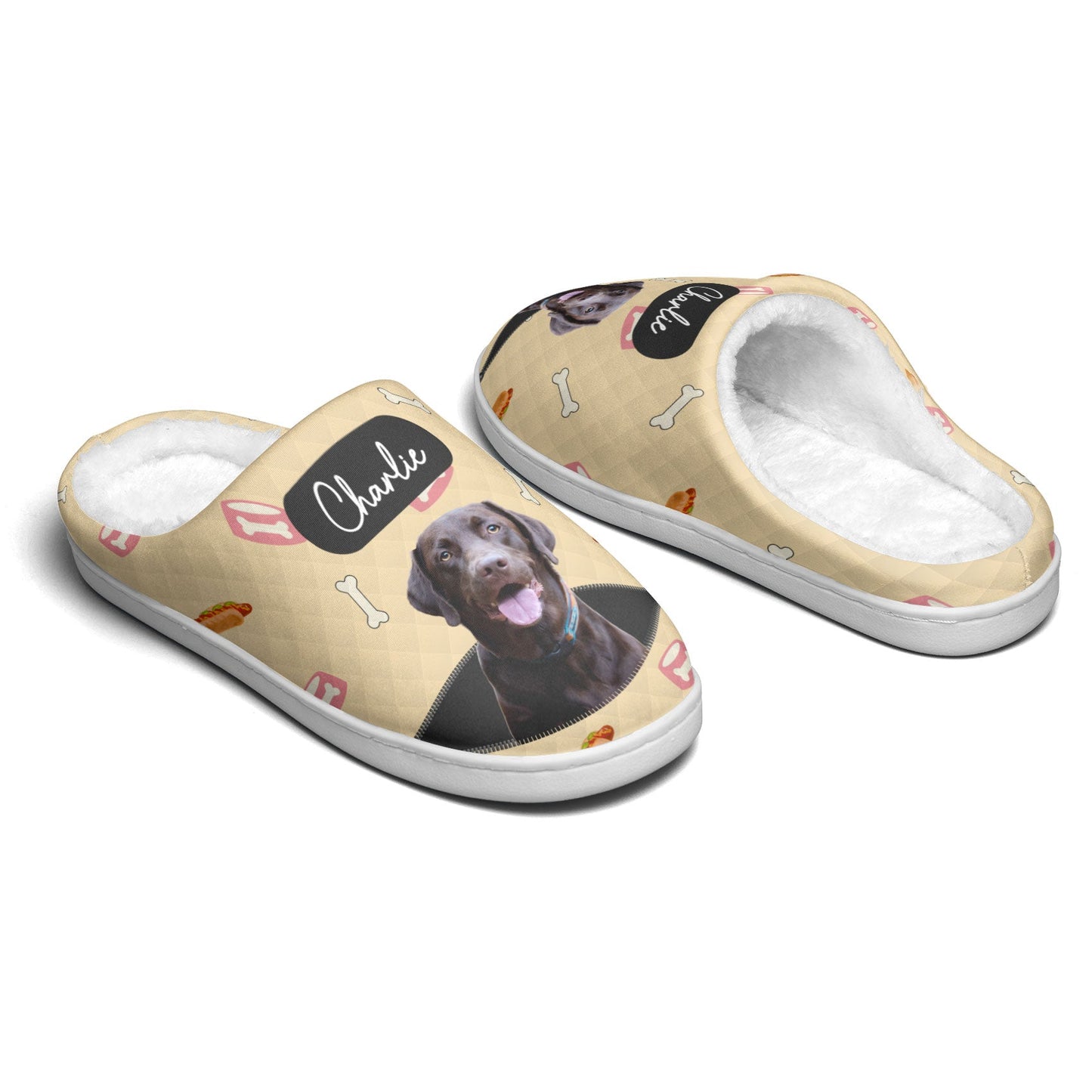 Custom Cute Pet Photo - Personalized Photo Slippers