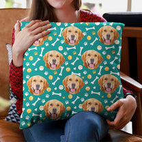 Custom Dog Face - Personalized Pillow (Insert Included) - Christmas, New Year Gift For Dog Mom, Dog Dad, Pet Owner, Dog Lovers, Dog Owners