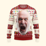 Custom Face Big Head Funny For Men, Women, Boss - Personalized Photo Ugly Sweater