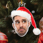 Custom Face Christmas - Personalized Acrylic Photo Ornament