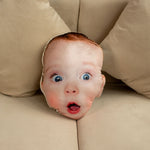 Custom Face Funny Silly Big Head - Personalized Photo Custom Shaped Pillow