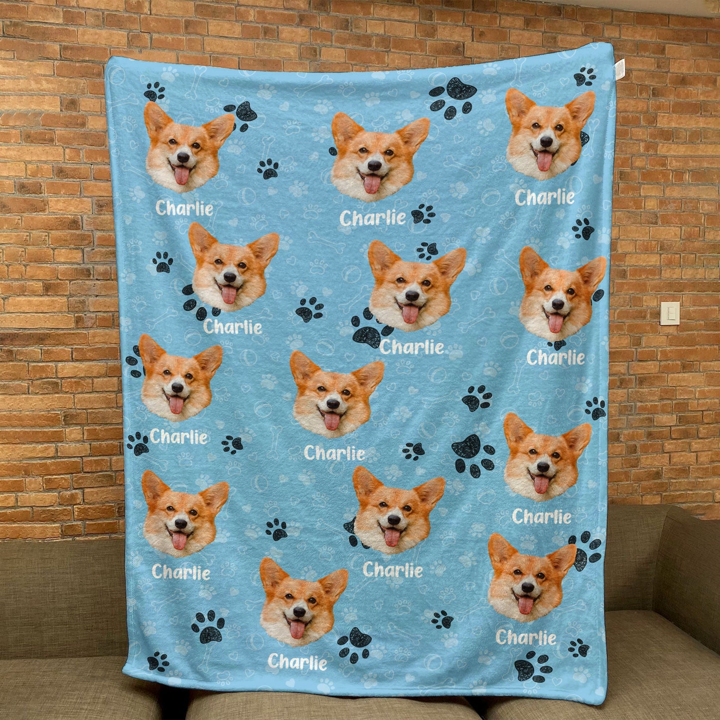 Custom Face Pet - Personalized Photo Blanket