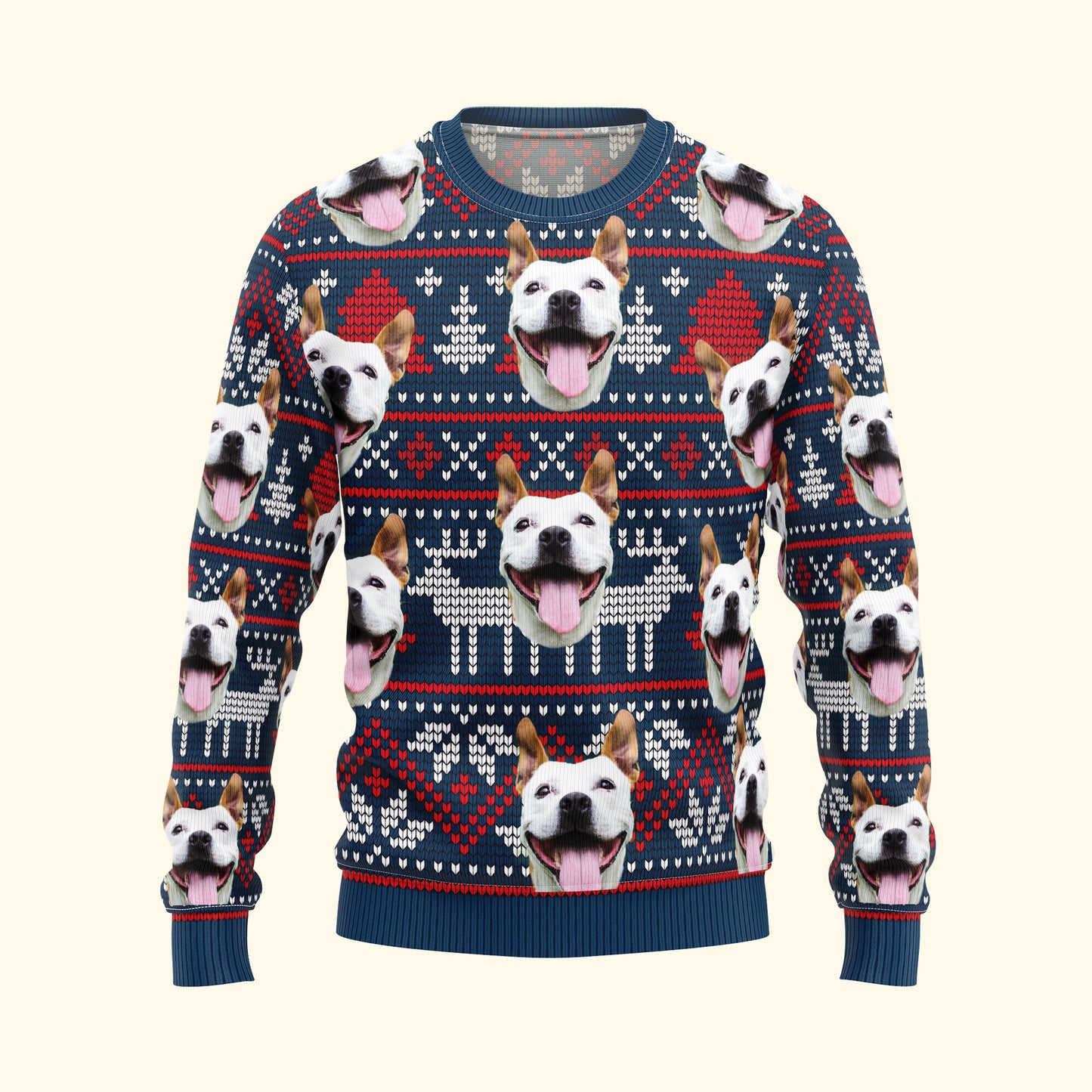 Custom Face Pet - Personalized Photo Ugly Christmas Sweater