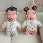 Custom Face Pillow Gift For Couple  - Personalized Photo Custom Shaped Pillow