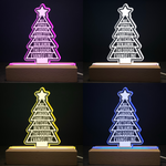 Custom Family Names 2026 Christmas Tree - Personalized LED Light