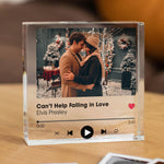 Custom Favorite Song - Personalized Acrylic Plaque - Anniversary Gifts For Her, Him