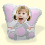 Custom Kid Face Cute Animal - Personalized Photo Custom Shaped Pillow