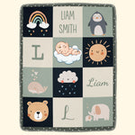 Custom Letter Is For Name - Personalized Blanket