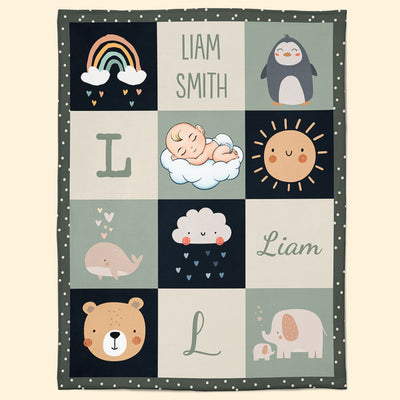 Custom Letter Is For Name - Personalized Blanket