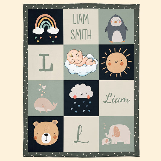 Custom Letter Is For Name - Personalized Blanket