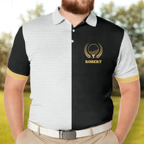 Custom Name Golf Pattern Vintage Gift For Golf Lovers Men Dad - Custom Golf Shirt