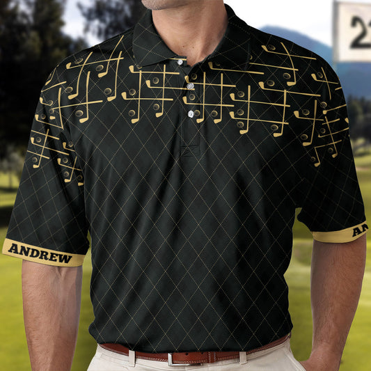 Custom Name Golf Vintage Style Gift For Golf Lovers Father's Day - Custom Golf Shirt