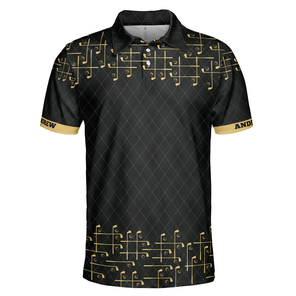 Custom Name Golf Vintage Style Gift For Golf Lovers Father's Day - Custom Golf Shirt