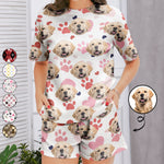 Custom Pet Pajamas - Personalized Photo Pajama Shorts Set