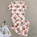 Custom Pet Pajamas - Personalized Photo Pajama Shorts Set